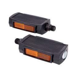 Moped Pedals W/ Reflectors Universal