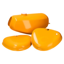 Fuel Tank And Side Cover Set Yellowish Brown For Simson S50, S51, S70