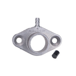 Carburetor Adapter Malossi For PHBG 19A Straight Type W/ 24mm Clamp Flange For Kymco SF10, SYM, PGO, Honda