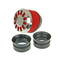 Air Filter Malossi Red Filter E13 42 / 58mm 25° Carburetor Connection