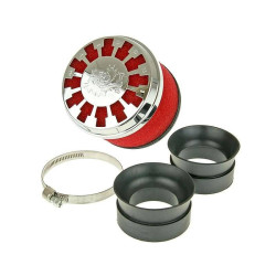 Air Filter Malossi Red Filter E13 42 / 58mm Straight Carburetor Connection