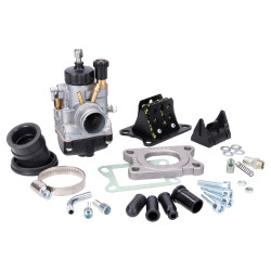 Carburetor Kit Malossi MHR 21 W/ Reed Block For Minarelli AM, Derbi D50B, EBE, EBS
