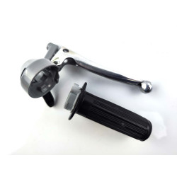 Throttle Grip Fitting Grip Width 105mm Fitting Width 28mm Color Black For Moped, Moped