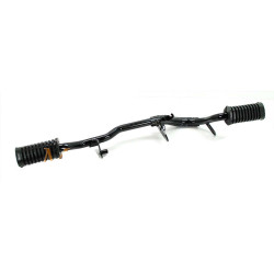 Footrest Tube Steel Black With Rubbers For Honda, MB 50 Mokick
