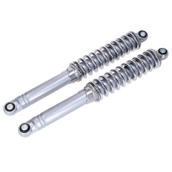 Shock Absorber Set IMCA 340mm Adjustable Chrome/grey