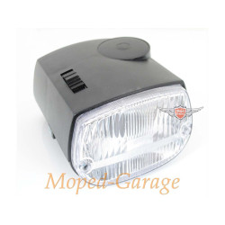 Headlight Black For Piaggio Vespa Ciao, PX, Citta