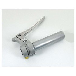 Throttle Grip Metal Silver 22mm 100mm For Zündapp, Kreidler, Hercules, Puch, KTM, DKW, Miele, Rixe, NSU, Gritzner, Bauer Moped, Moped