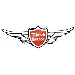 Logo Sticker Large Moped Garage