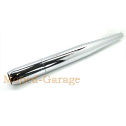 Exhaust Jamarcol 32mm Connection 70mm Diameter 700mm Length Chrome For Kreidler Florett Super, TS, RMC, LF, LH, TM, Flory, Zündapp CS, KS, GTS, ZD, Hercules, Puch