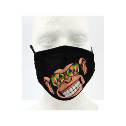 Moped-Garage Monkey ChildrenÂ´s Protective Mask Mouthguard Microfiber Washable