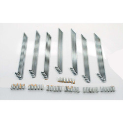 Spokes Chrome 140mm With Nipple 36 Pieces For MCB Moped, Mokick, Moped, Scooter