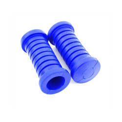 Passenger Footrests Rubber Set Blue For Simson Schwalbe Star S50 S51 S70 KR 51 53