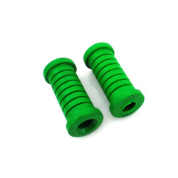 Passenger Footrests Rubber Set Green Open For Simson Schwalbe Star S50 S51 S70 KR 51 53