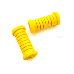 Passenger Footrests Rubber Set Yellow Open For Simson Schwalbe Star S50 S51 S70 KR 51 53