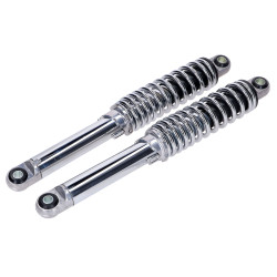 Shock Absorber Set IMCA 350mm Chrome For Zündapp CS, CX, Hai 25 50