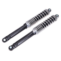 Shock Absorber Set IMCA Set 360mm Chrome/black 10mm For Puch Monza