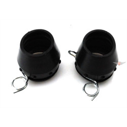 Fork Rubbers Length 45mm Mounting Diameter Top 31mm Bottom 35mm Color Black For MBK Type 51 Moped Moped