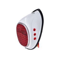 Tail Light Oval White 104x52mm For Hercules Moped Mokick 50s 60s