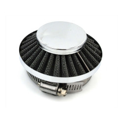 Air Filter 60mm 87mm 46mm Chrome For Hercules, Zündapp, Kreidler, Puch, KTM, DKW, Piaggio, Garelli