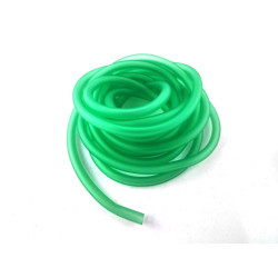 Fuel Hose Roll 5 Meters 6 X 9mm Green Transparent For Zündapp, Kreidler, Hercules, Puch