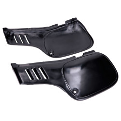 Side Fairing Set 2-piece Plastic Black For Honda MTX-R, MTX 50 SH, 80 R