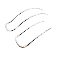 Mounting Bracket Set Mudguard Chrome For Kreidler Florett, Egg Tank, K 54