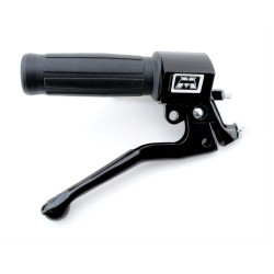 Throttle Grip Fitting With Black Rubber Grip For MBK, Mobylette, Motobecane