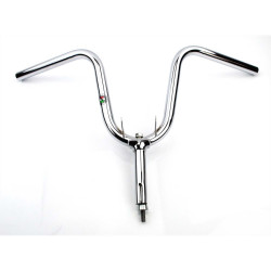 Handlebar Chrome 580mm Wide 200mm High For Piaggio Boxer Moped, Moped