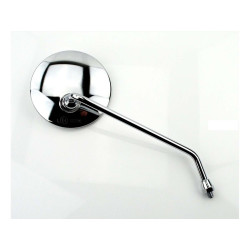Mirror Right Chrome Round 105mm Arm 190mm Thread M8 For Honda, Dax, Monkey, CT, CY