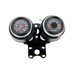 Dashboard / Cockpit With Speedometer And Rev Counter 60mm For Zündapp KS, GTS, C 50 Sport, Puch M50