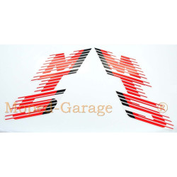 Tank Sticker 2-piece Colors Black Red White For Honda MT 5 Mokick