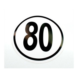 Sticker, Weatherproof 200mm For Cars, Trailers, Mopeds