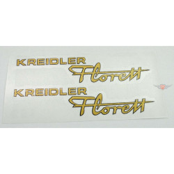 Sticker Set Tank / Fairing Gold For Kreidler Florett Egg Tank K54