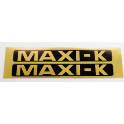 Black Gold Fairing Sticker For Puch Maxi K