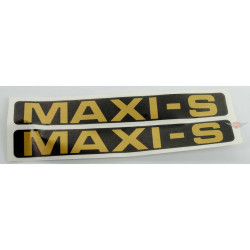 Sticker Fairing Black Gold For Puch Maxi S