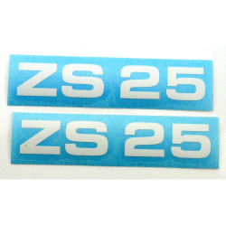 Sticker Set MOGA Zündapp ZS 25 Moped White Decor Lettering Germany