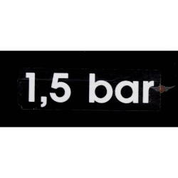 Front Mudguard Sticker 1.5 Bar For Hercules K 125 BW