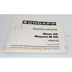 Parts Catalog For Zündapp Bergsteiger Moped M 25 50