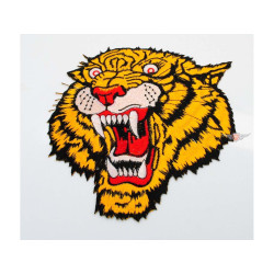 Garage Tiger Cowl Patch Jeans Club Jacket Patch 20cm For Moped Moped Mokick