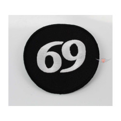 Patch Polyester Fabric 73mm For Moped Mokick