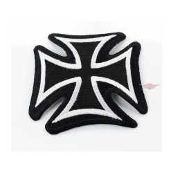 Moped Garage Iron Cross Cowl Patch Jeans Moped Club Jacket 7cm Moped