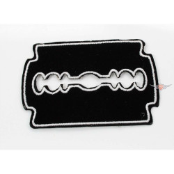 Moped Garage Razor Blade Cowl Patch Jeans Moped Club Jacket 8cm Moped