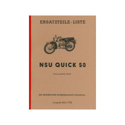 Parts List, Parts Catalog, NSU Quick 50