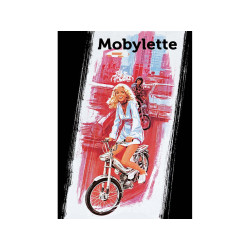 Advertising Poster Reprint 42cm Height 29cm Width For Motobecane Mobylette Mini Moby
