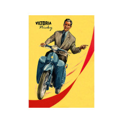 Advertising Poster Reprint 42cm 29cm For Moped Mokick