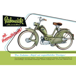 Advertising Poster Moped 29cm 42cm For Rabeneick Binetta