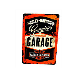 Tin Sign For Harley Genuine Garage