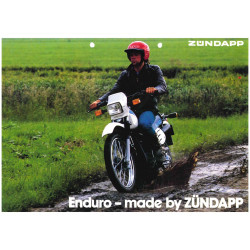 Brochure Enduro 2 Pages DIN A4 For Moped Mokick