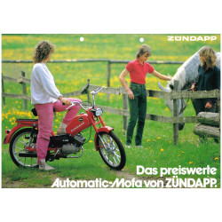 Zündapp Inexpensive Automatic Moped Original Brochure A4