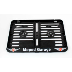 License Plate Pad Dimensions 240mm X 135mm Color Black For Moped Mokick
